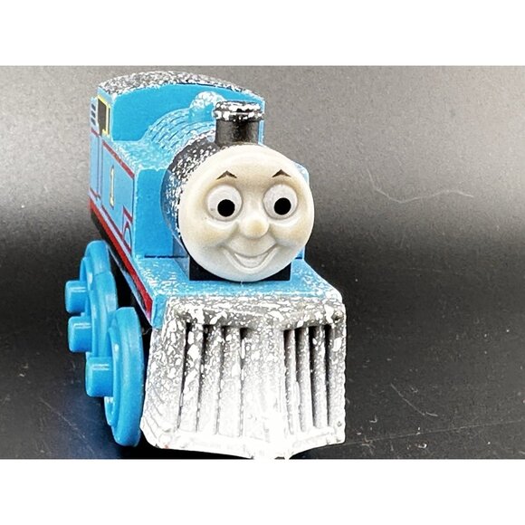 Snow Covered Thomas Wooden Railway Vtg 2003 Train Engine Learning Curve Limit-1 - Picture 5 of 15